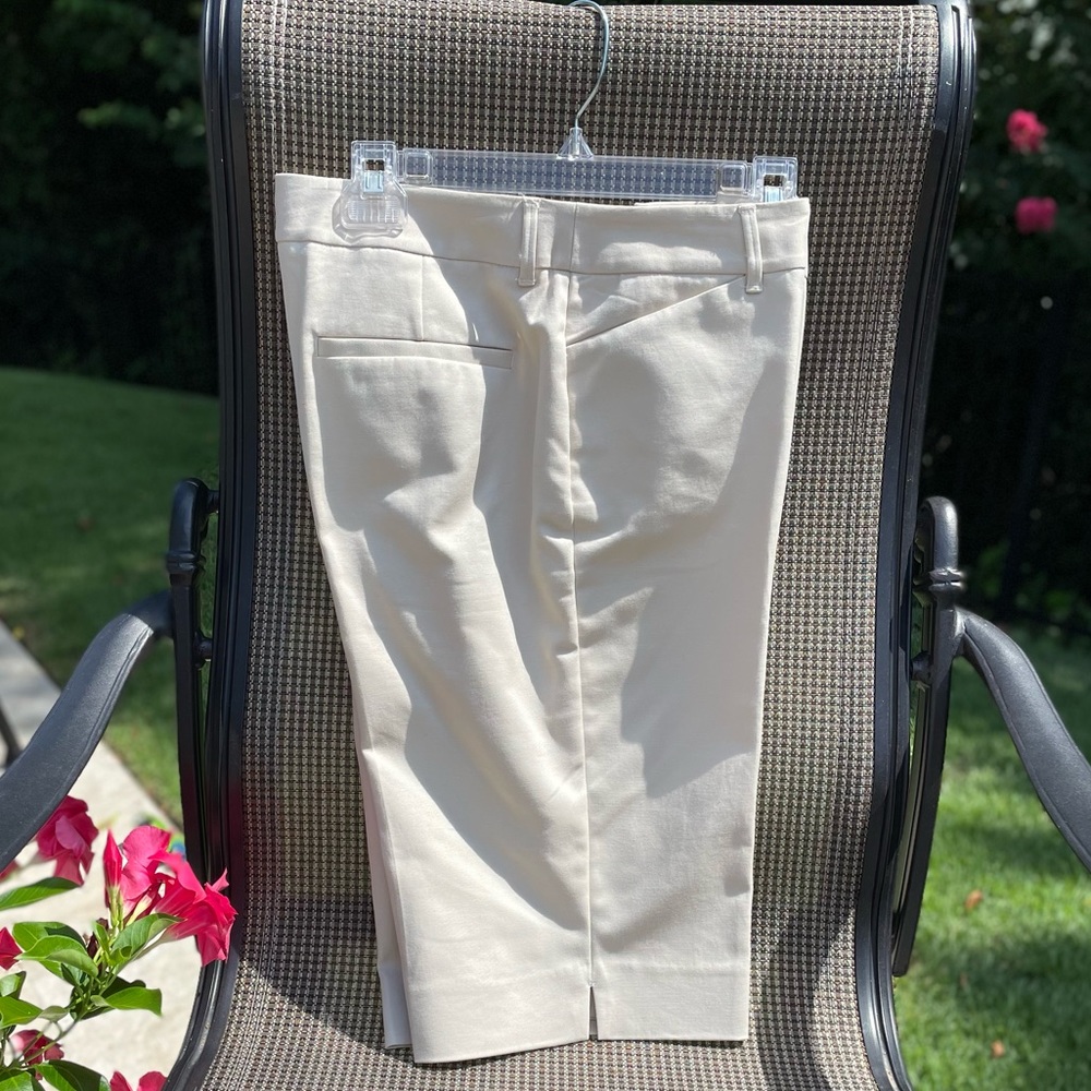 Chico’s Khaki Relaxed Bermuda Shorts